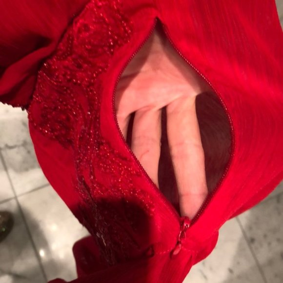 Anthropologie Maeve Red Tunic - Picture 7 of 9